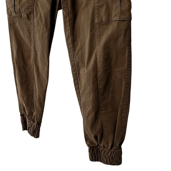 Cinq a Sept Kelly High Rise Cargo Pant Joggers 00 Brown cropped high waist - Picture 9 of 16